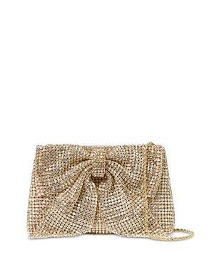 Loeffler Randall Jolene Diamante Bow Clutch Handbags Product Image