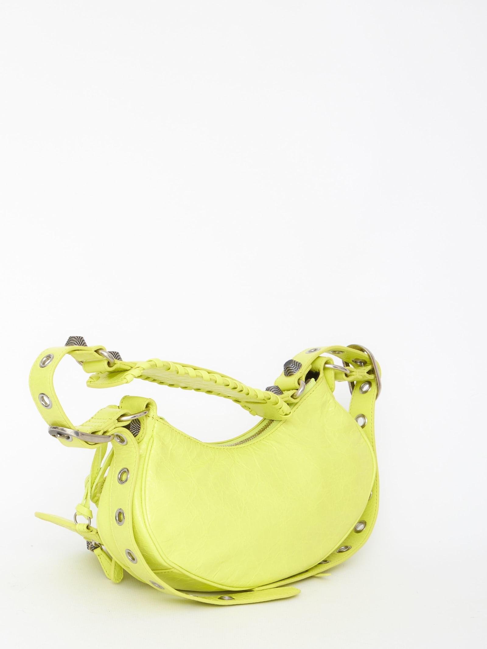 BALENCIAGA Le Cagole Zipped Xs Shoulder Bag In Green Product Image