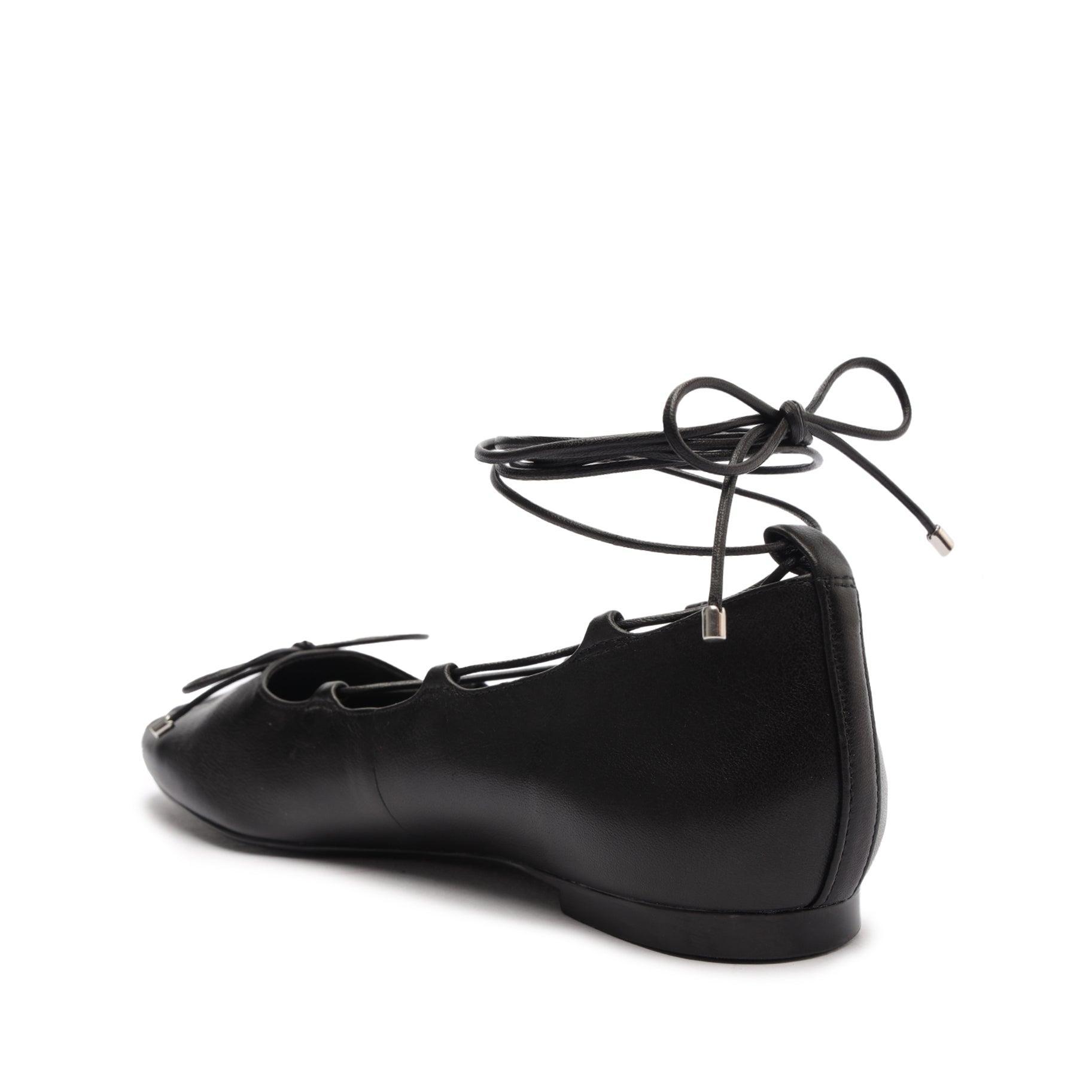 Arissa Lace Up Leather Flat Female Product Image