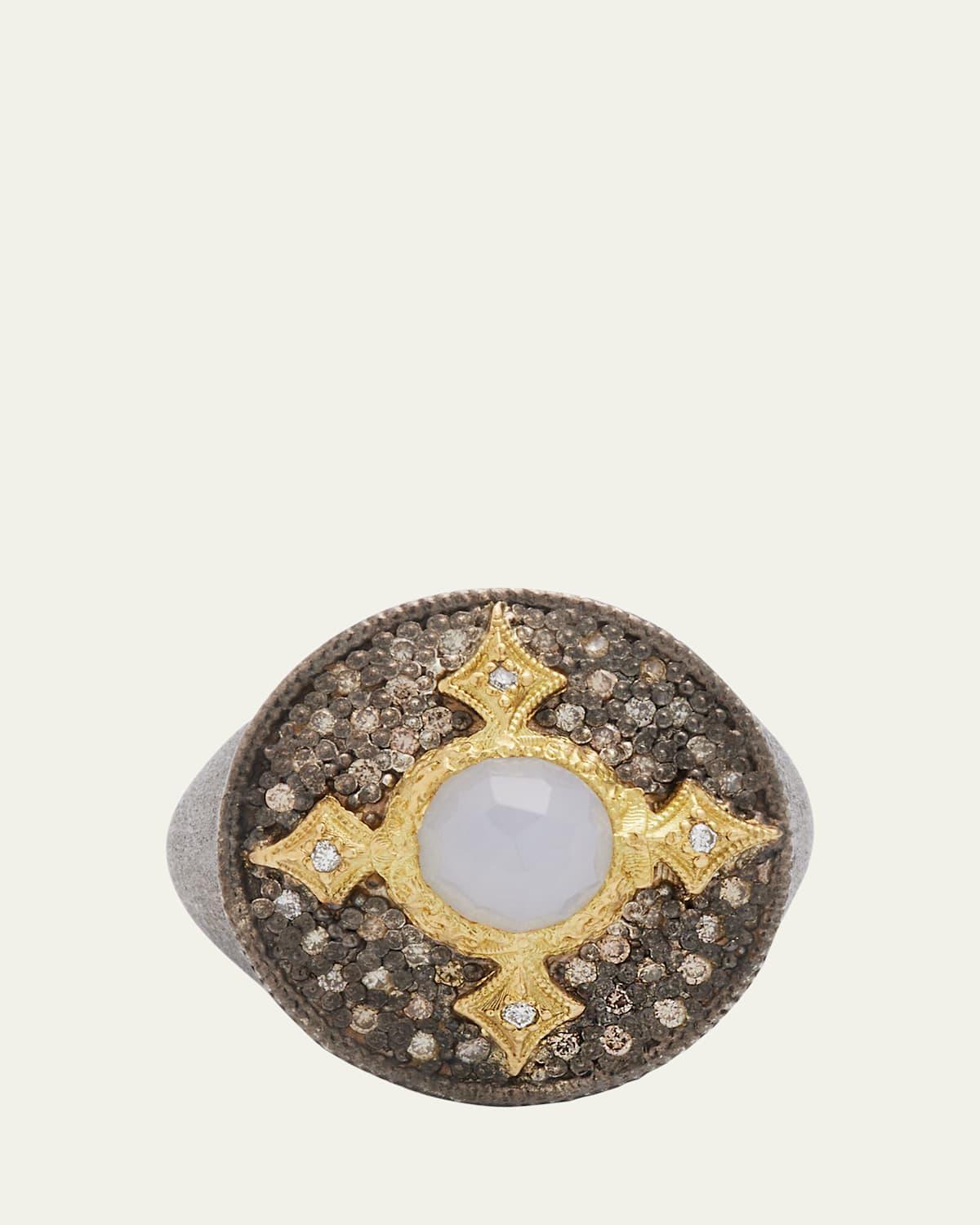 Old World Chalcedony Statement Ring Product Image