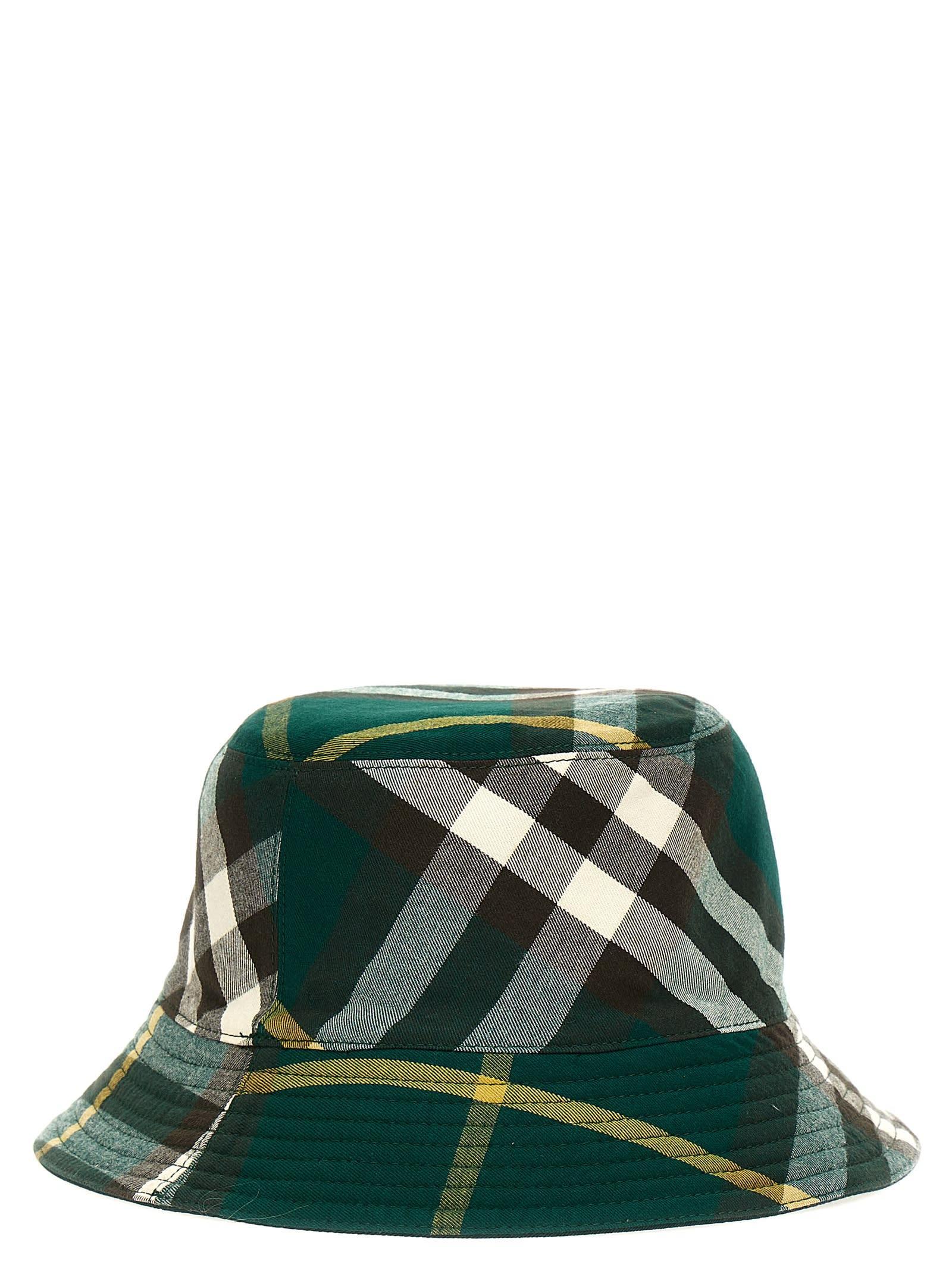 BURBERRY Reversible Bucket Hat In Green Product Image