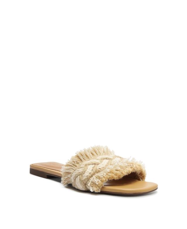 Schutz Womens Adelia Frayed Slide Sandals Product Image