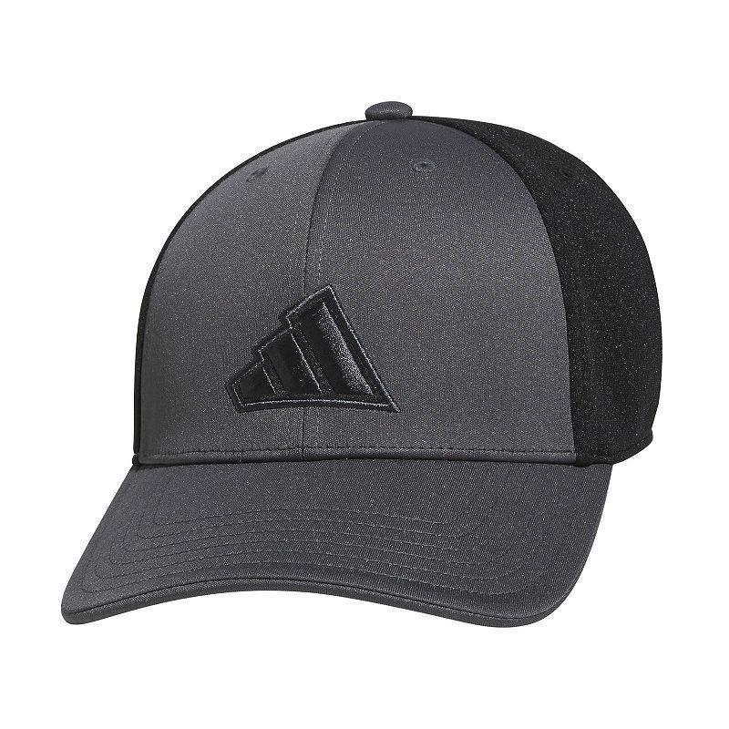 Mens adidas 3-Stripe Logo Stretch Fit Golf Hat Product Image