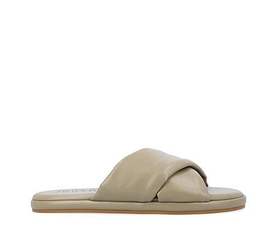 Journee Collection Womens Addilynn Puff Flat Sandals Product Image