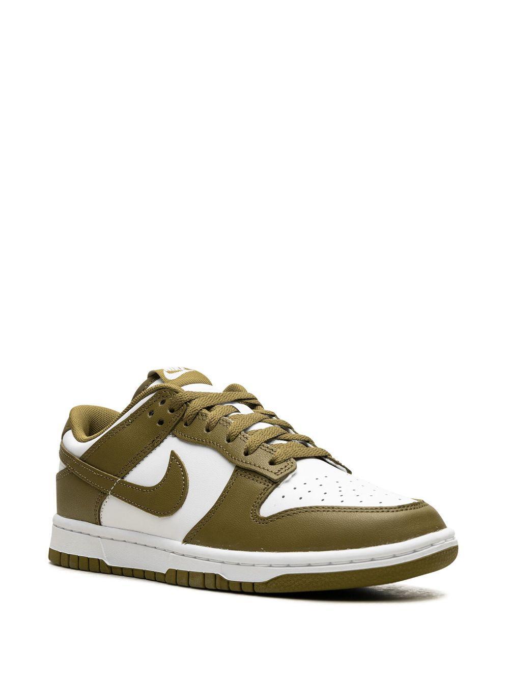 NIKE Dunk Low "pacific Moss" Sneakers In Green Product Image