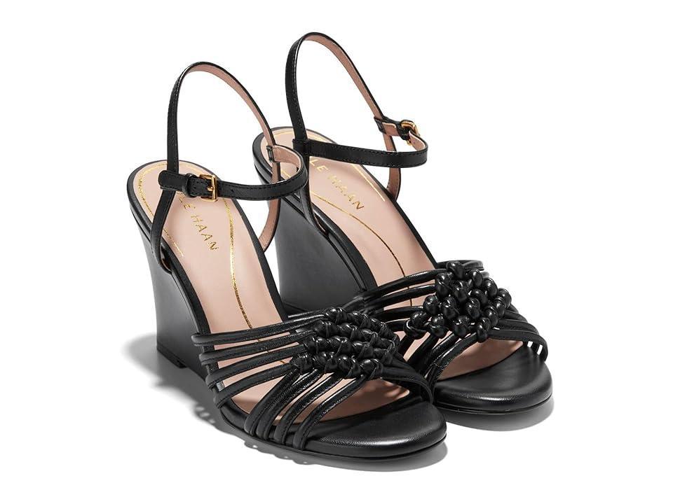 Womens Jitney Knot Leather Wedge Sandals Product Image