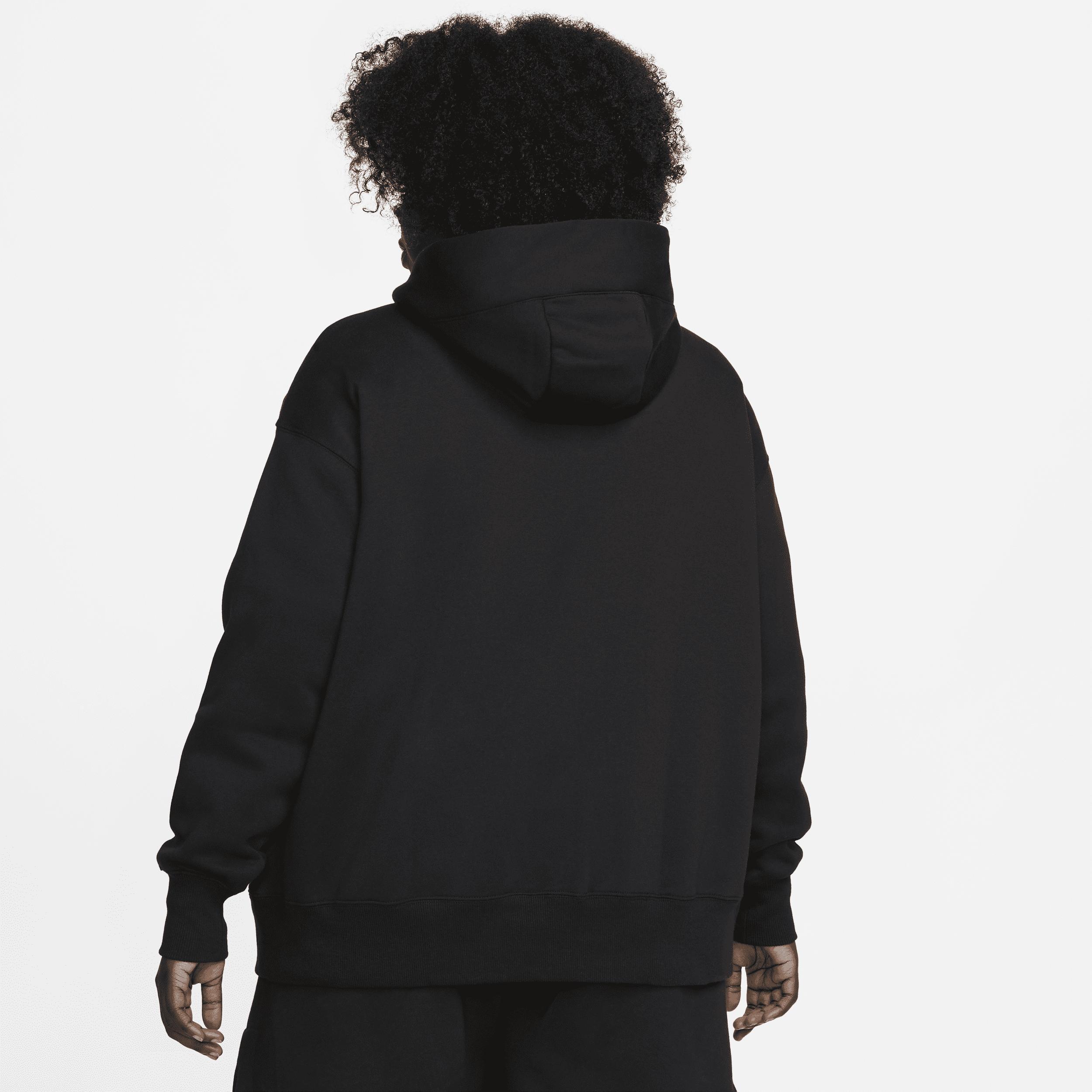 Nike Womens NSW Phoenix Fleece F/Z Hoodie - Black/Sail Product Image