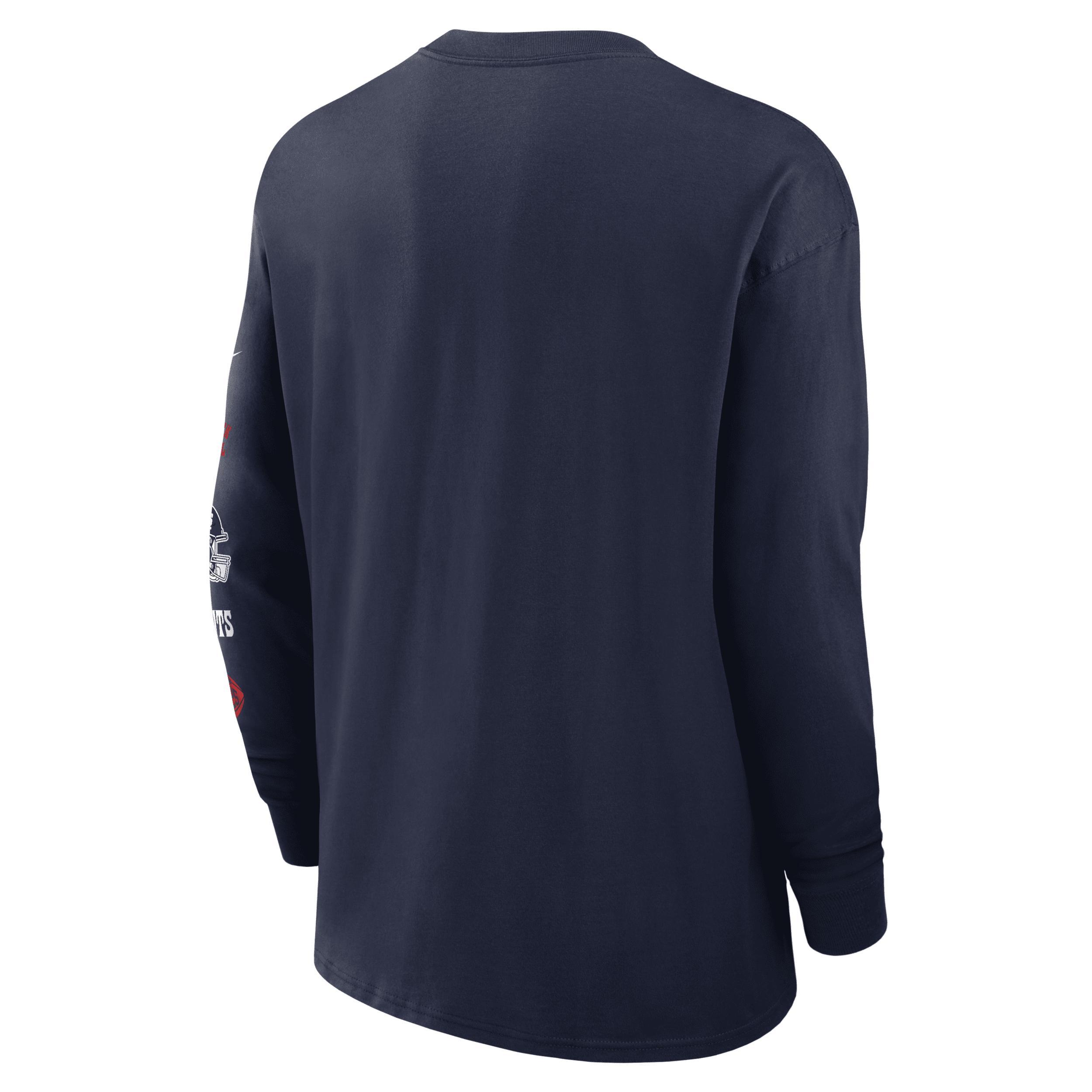 New York Giants Rewind Max90 Pocket Nike Men's NFL Long-Sleeve T-Shirt Product Image