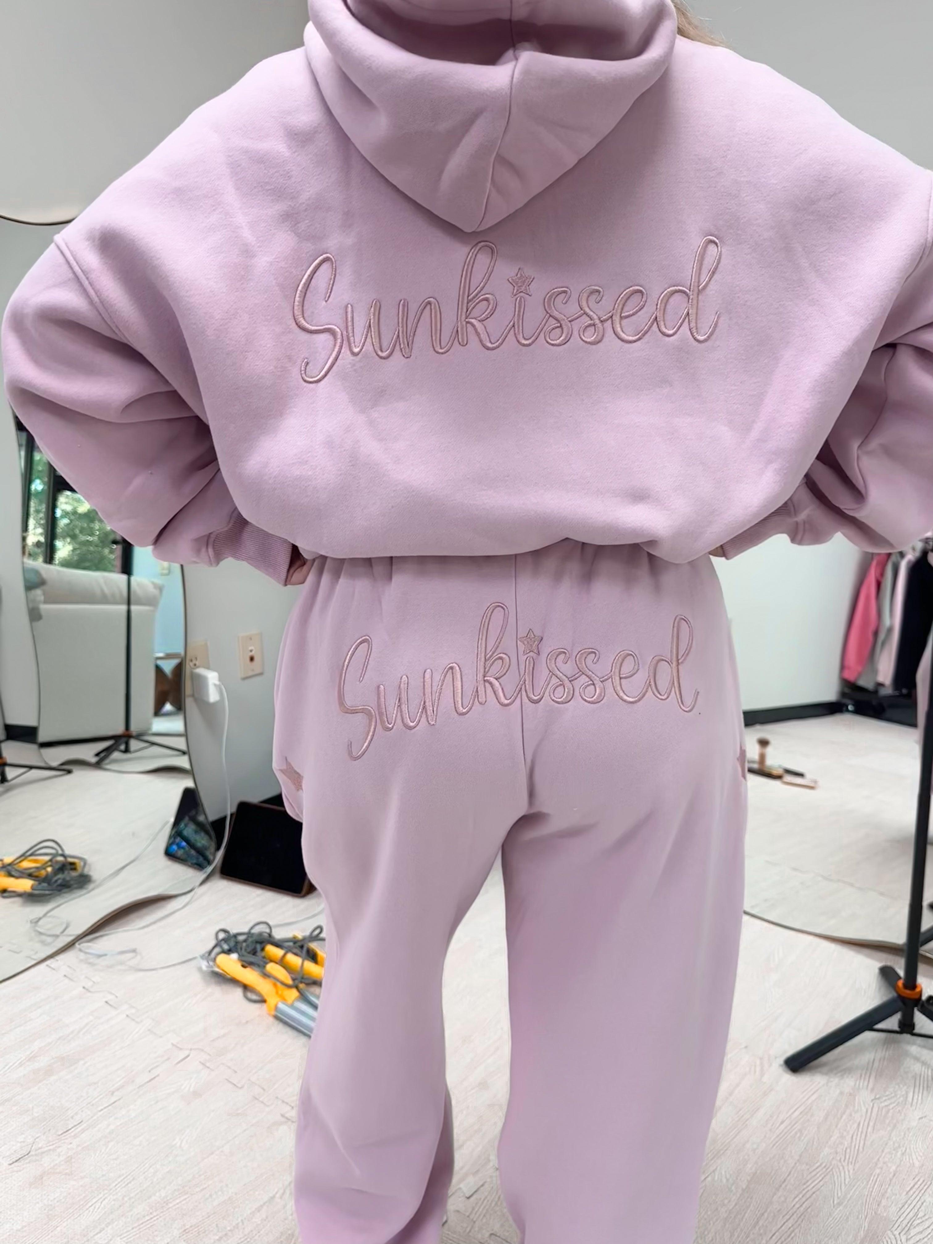 Sunkissed Cursive Embroider Jogger Sweatpants Product Image