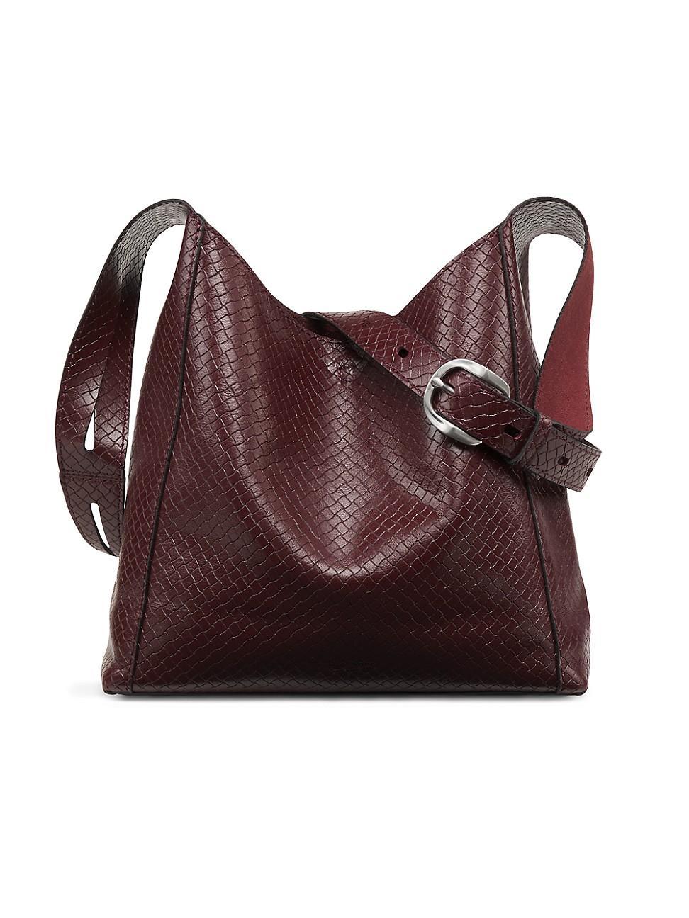 Womens Small Belize Leather Shopper Tote Bag Product Image