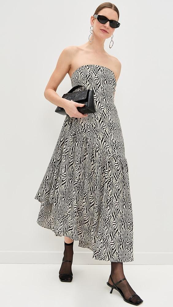 endless rose Strapless Asymmetrical Maxi Dress | Shopbop Product Image