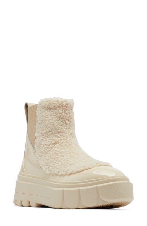 SOREL Caribou X Boot Chelsea Cozy (Bleached Ceramic/Oatmeal) Women's Boots Product Image