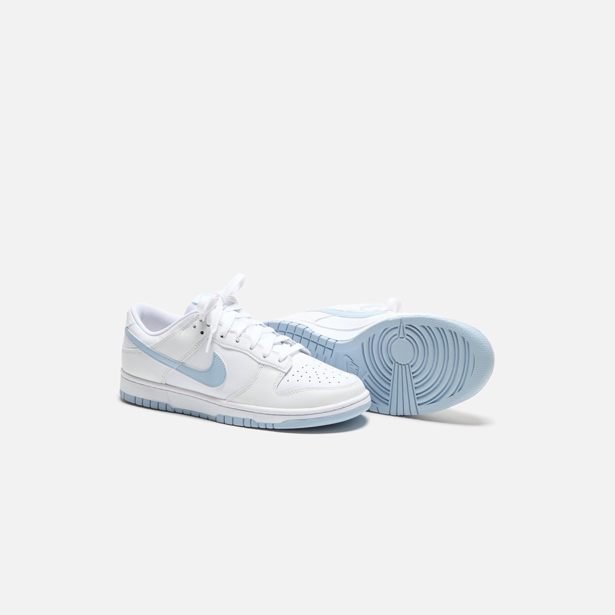 Nike Dunk Low Retro - White / Light Armory Blue / Summit White Male Product Image