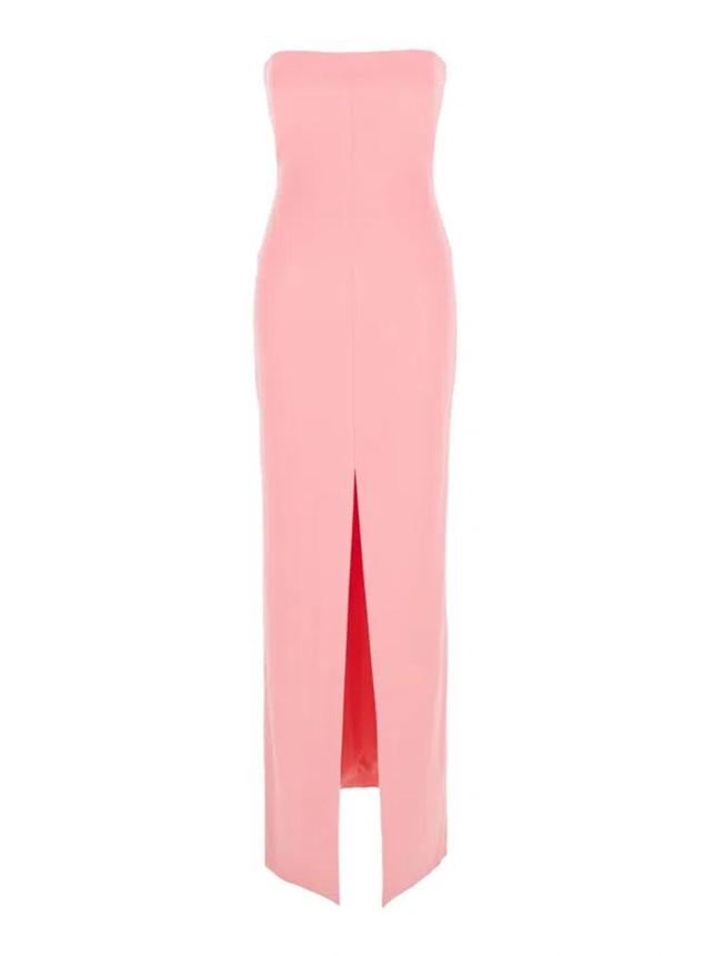 SOLACE LONDON Bysha Maxi Dress In Pink Product Image