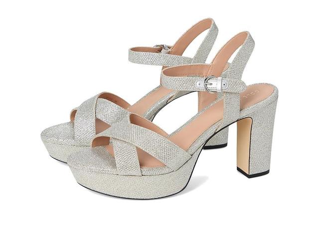 Cole Haan Riannon Platform Sandal (Silvr Glitter Mesh) Women's Sandals Product Image