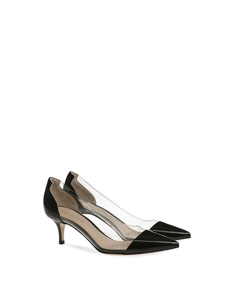 Gianvito Rossi Womens Plexi 55 Pumps Product Image