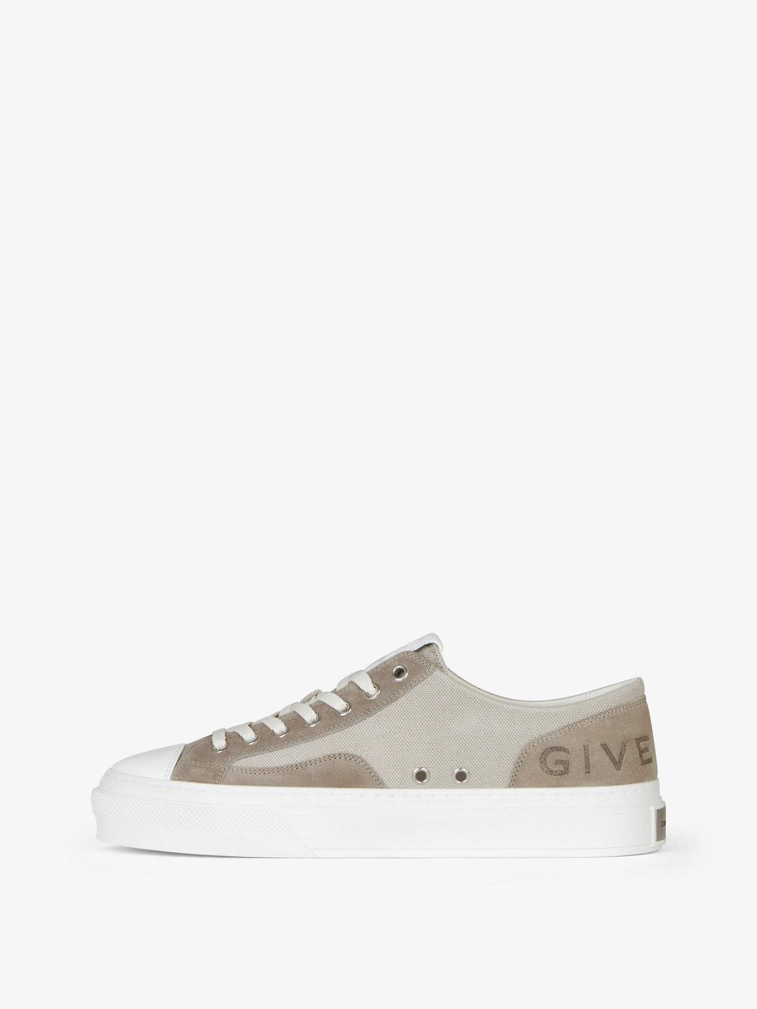 GIVENCHY City sneakers in canvas and suede Product Image