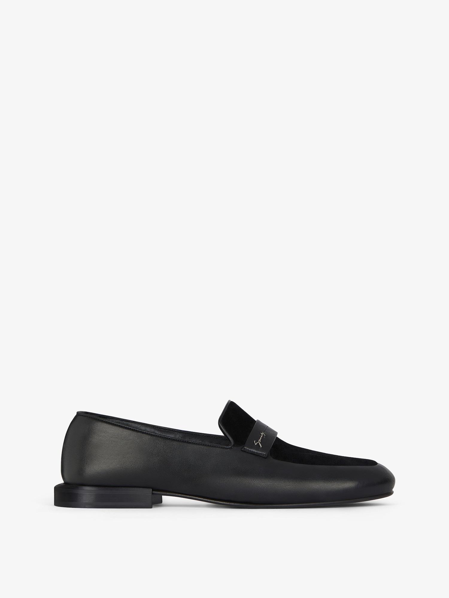 Loafers in leather and suede Product Image