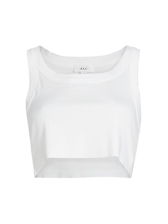 Womens Halsey Cotton Crop Tank Product Image