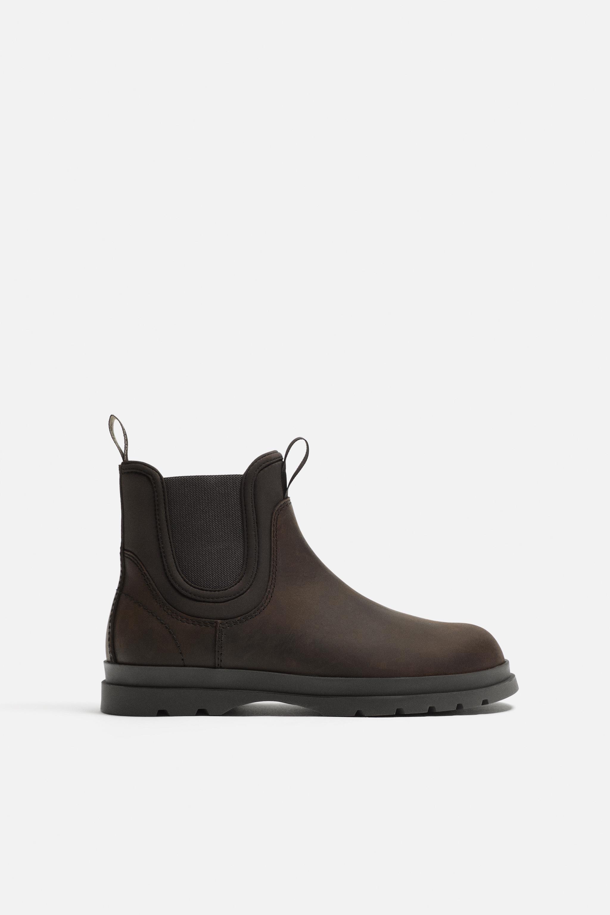 LEATHER CHELSEA BOOTS Product Image