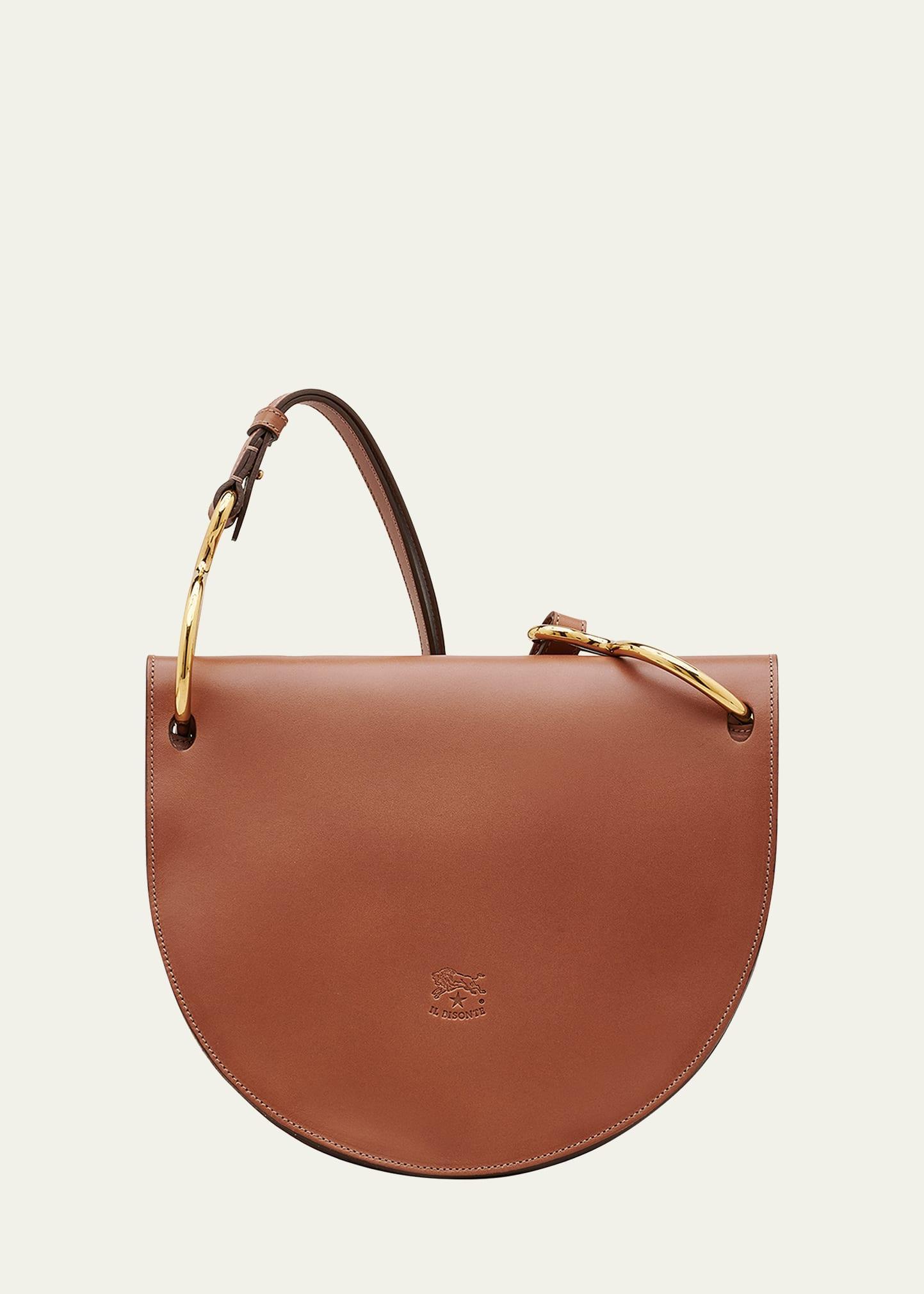 Consuelo Brushed Leather Flap Shoulder Bag Product Image