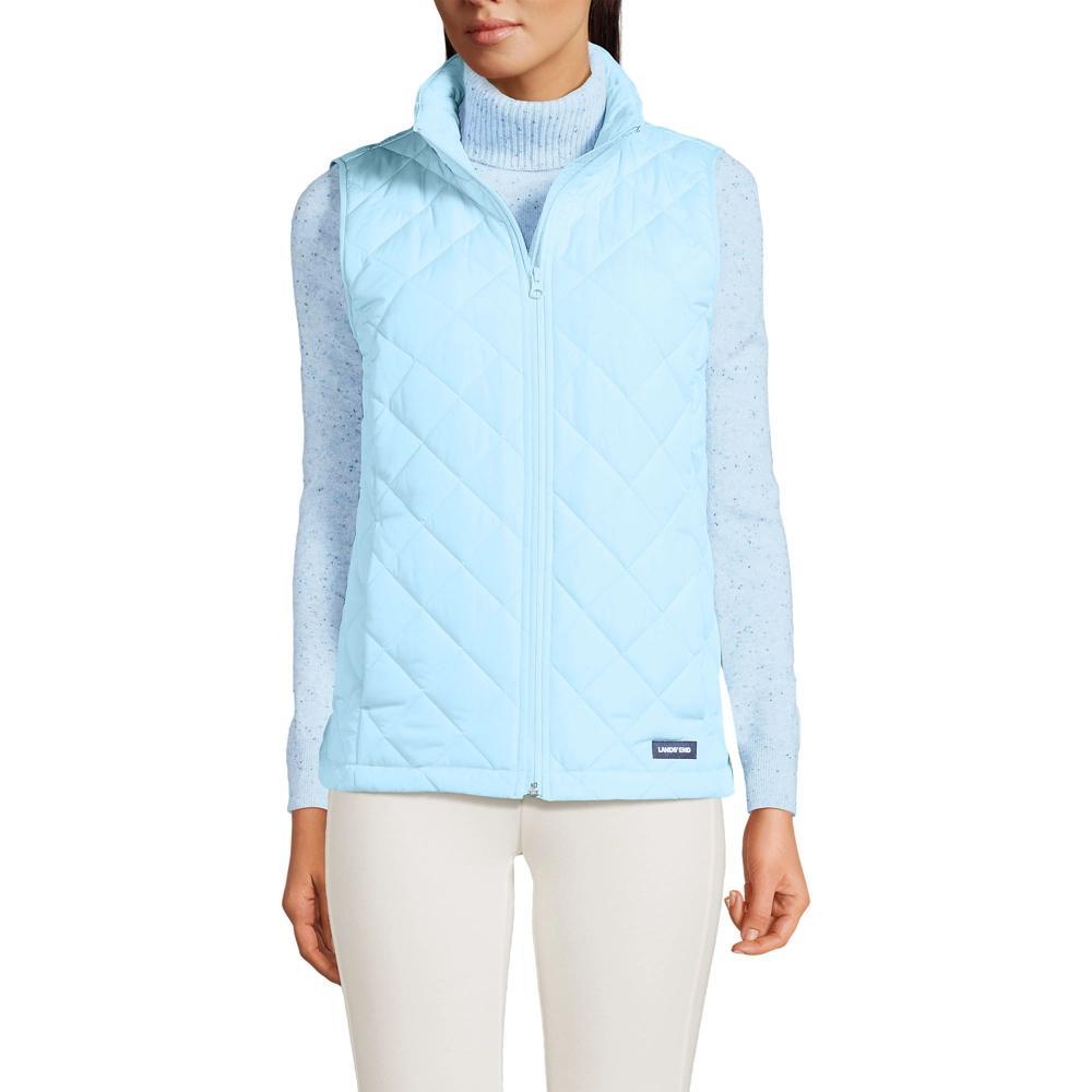 Lands' End Women's Petite FeatherFree Insulated Vest - Medium - Subtle Blue Product Image