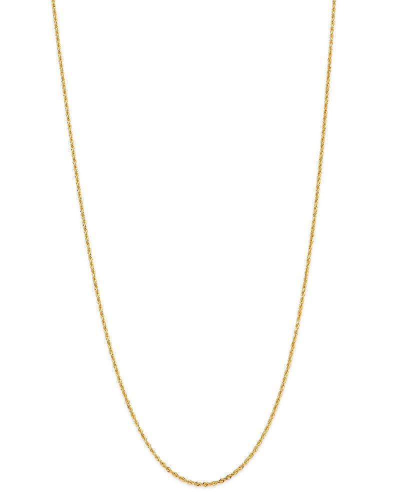 Glitter Rope 18 Chain Necklace (1-5/8mm) in 14k Gold Product Image