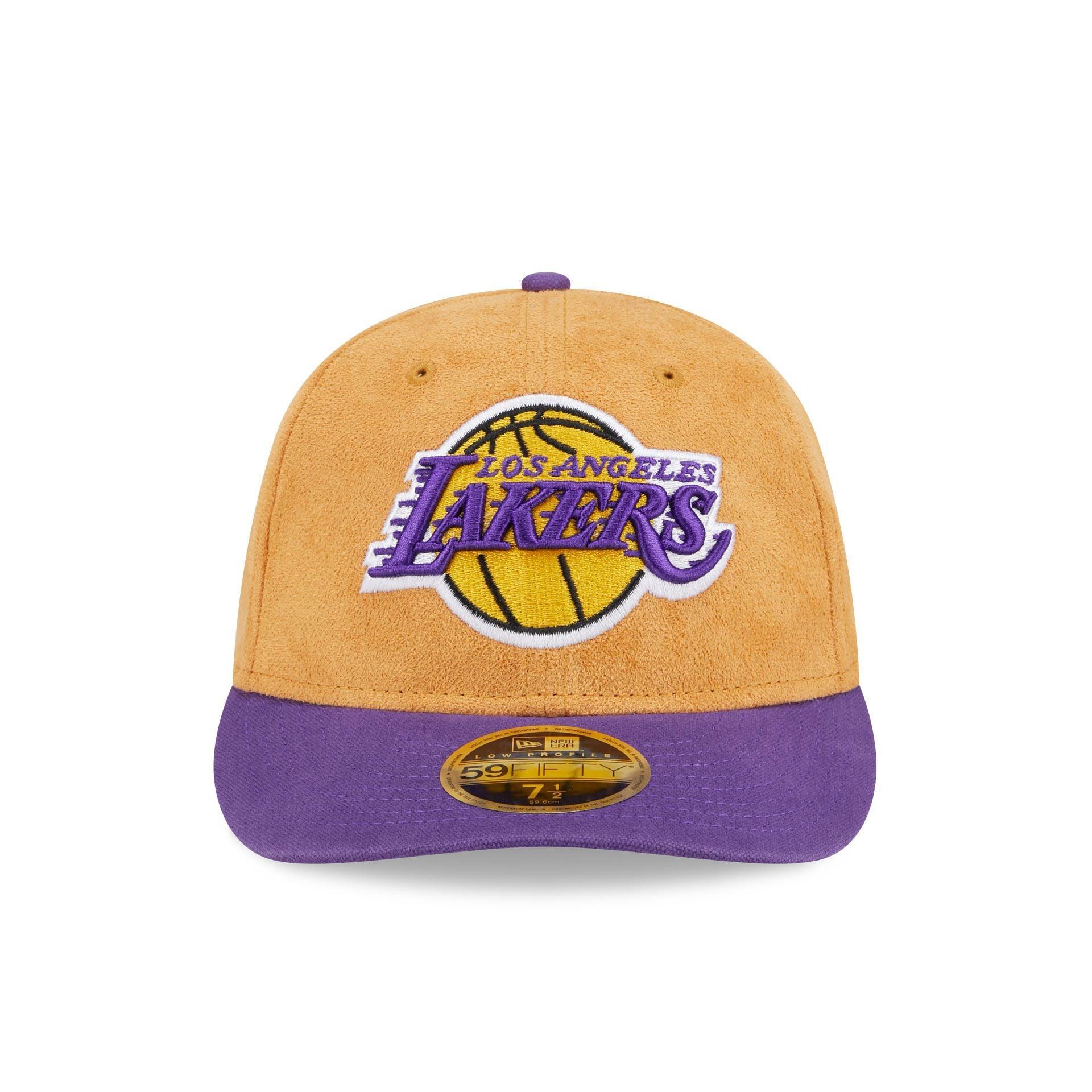 Los Angeles Lakers Tan Texture Low Profile 59FIFTY Fitted Hat Male Product Image