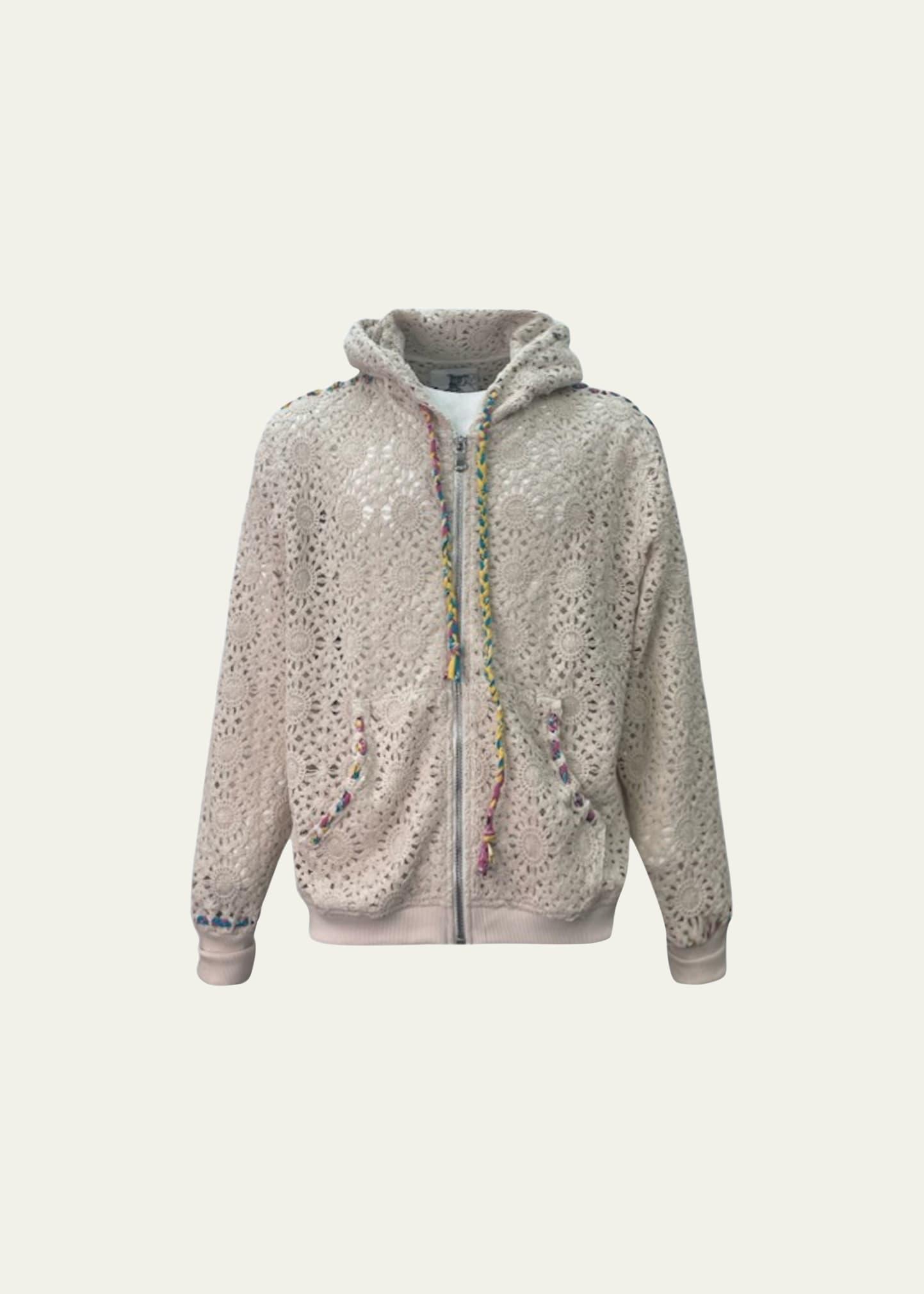 Mens Mario Lace Zip Hoodie Product Image