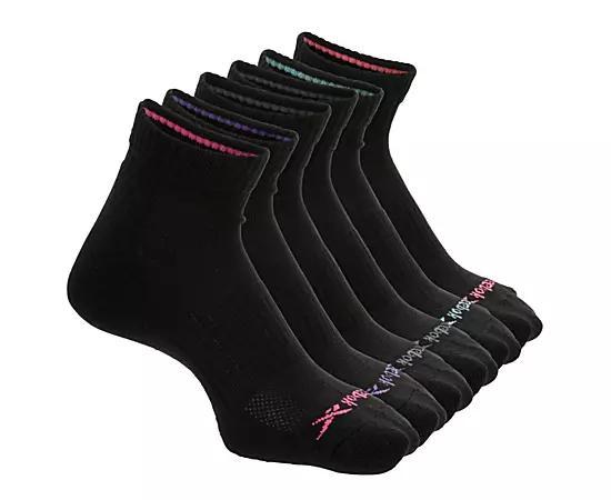 Reebok Womens Quarter Socks 6 Pairs Product Image