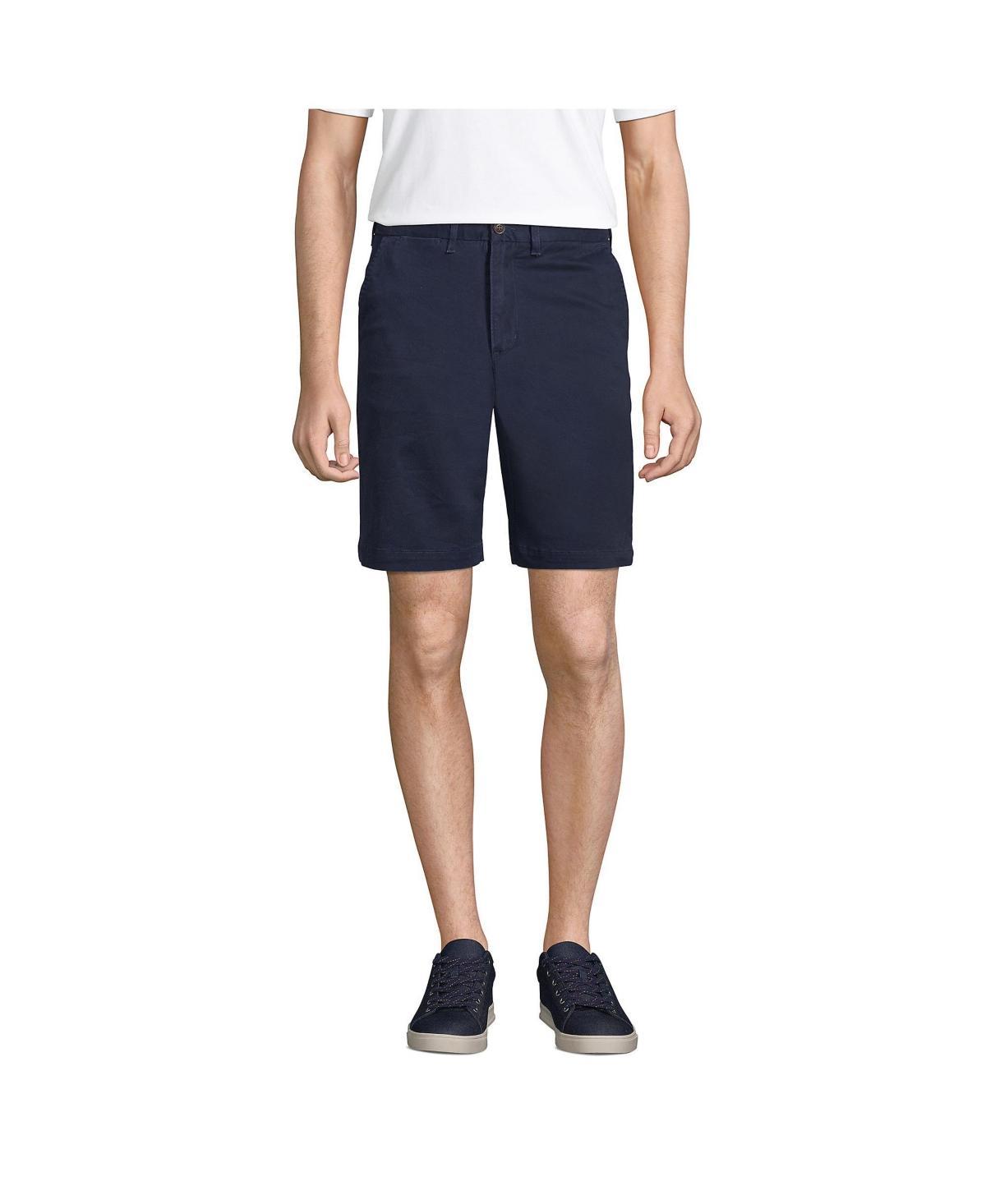 Mens Lands End 9-inch Comfort-Waist Comfort-First Knockabout Chino Shorts Radiant Blue Product Image