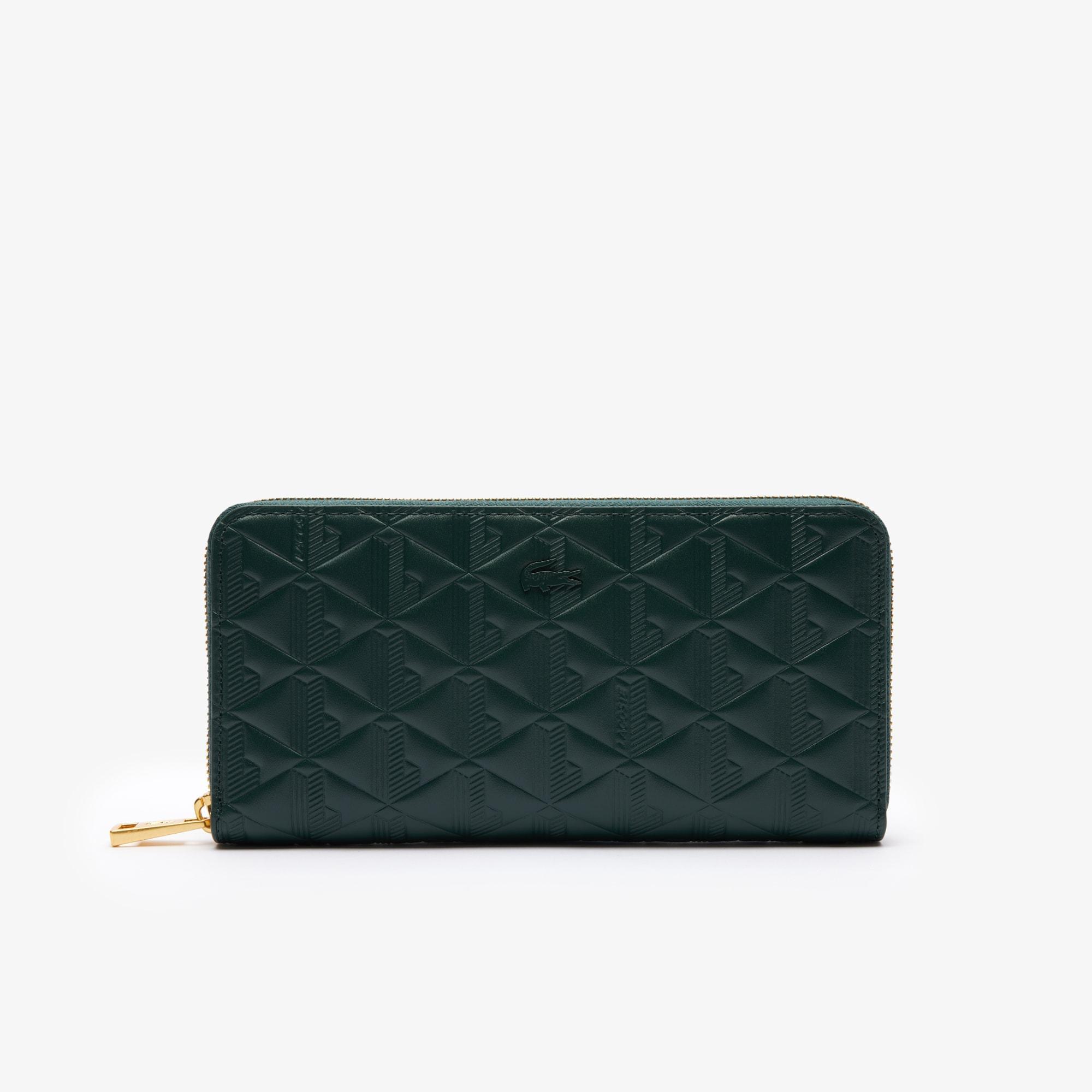 Women's Maheki Zipped Embossed Leather Billfold Product Image