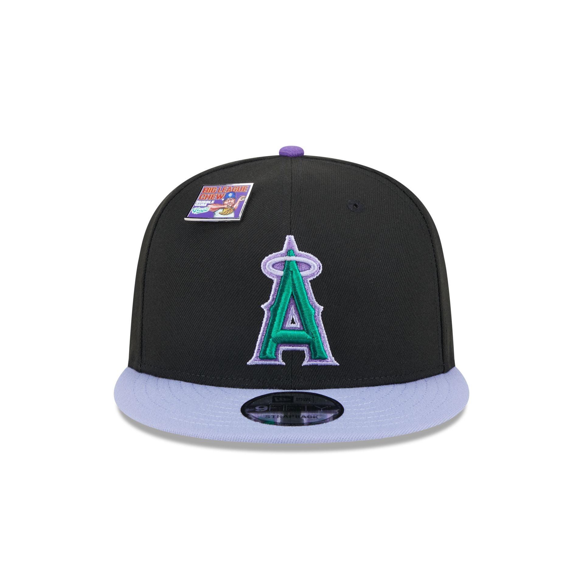 Big League Chew X Los Angeles Angels Grape 9FIFTY Snapback Hat Male Product Image