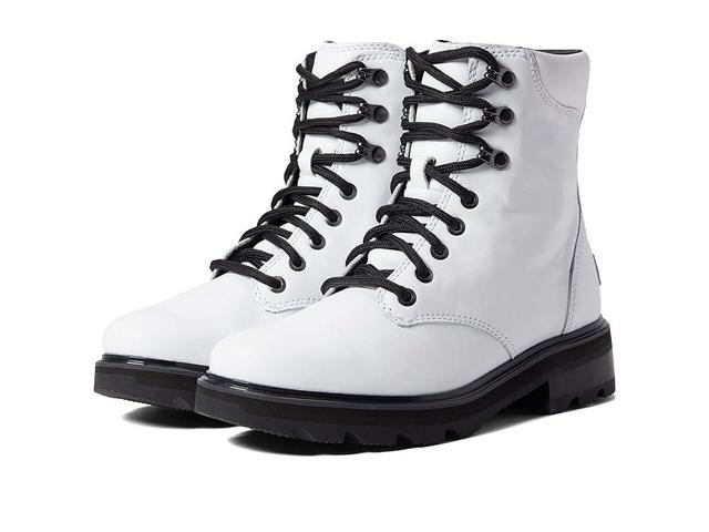 SOREL Lennox Lace STKD Waterproof Black) Women's Shoes Product Image