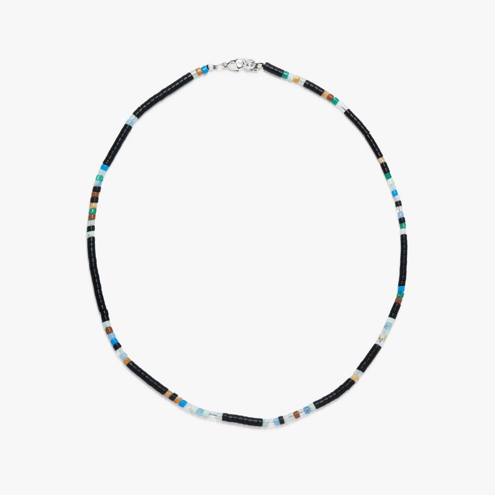 Men's Mixed Seed Bead Necklace Male Product Image