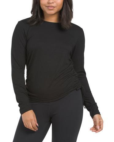 Textured Crew Neck Top for Women Product Image