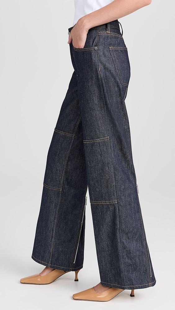 Helmut Lang Zip Carpenter Jeans | Shopbop Product Image