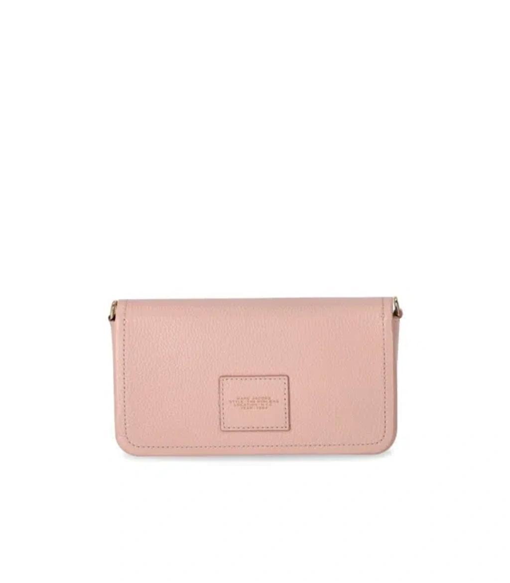 MARC JACOBS The Leather Mini Rose Handbag In Pink Product Image