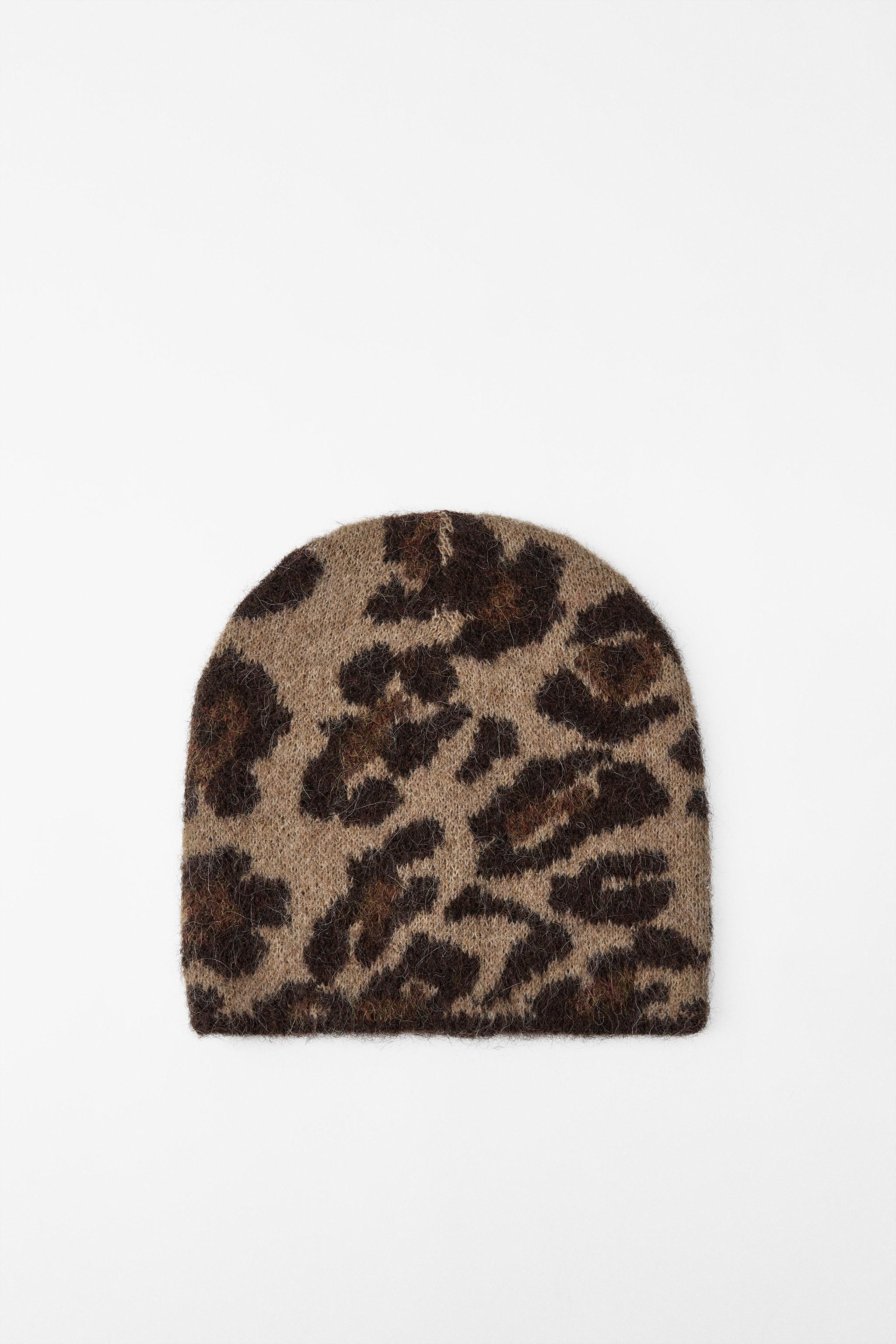 ANIMAL PRINT BEANIE Product Image