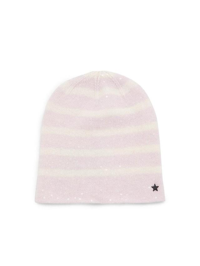 Womens Ombr Cashmere-Wool Beanie Product Image