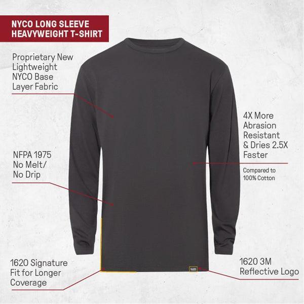 Heavyweight NYCO Long Sleeve T-Shirt - FACTORY SECONDS - FINAL SALE Product Image