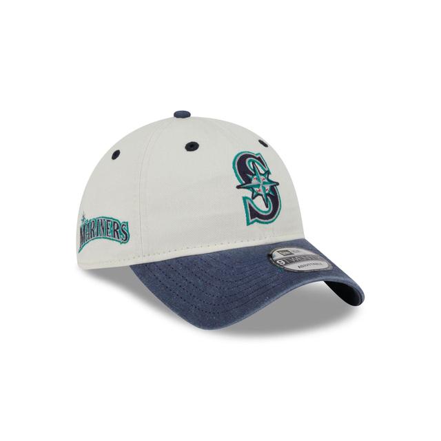 Seattle Mariners Classic Sidescript 9TWENTY Adjustable Hat Male Product Image