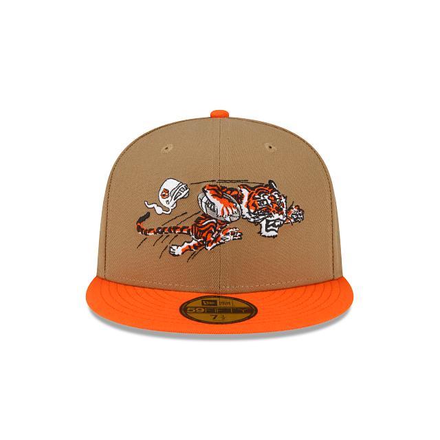 Cincinnati Bengals Throwback 59FIFTY Fitted Hat Male Product Image