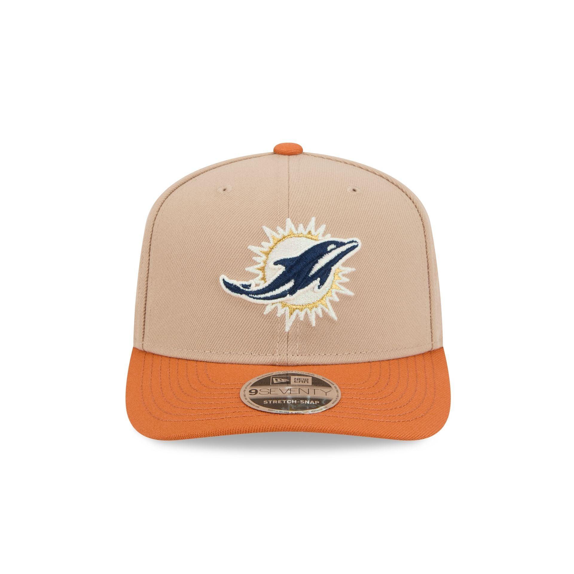 Miami Dolphins Sandy Rust 9SEVENTY Snapback Hat Male Product Image