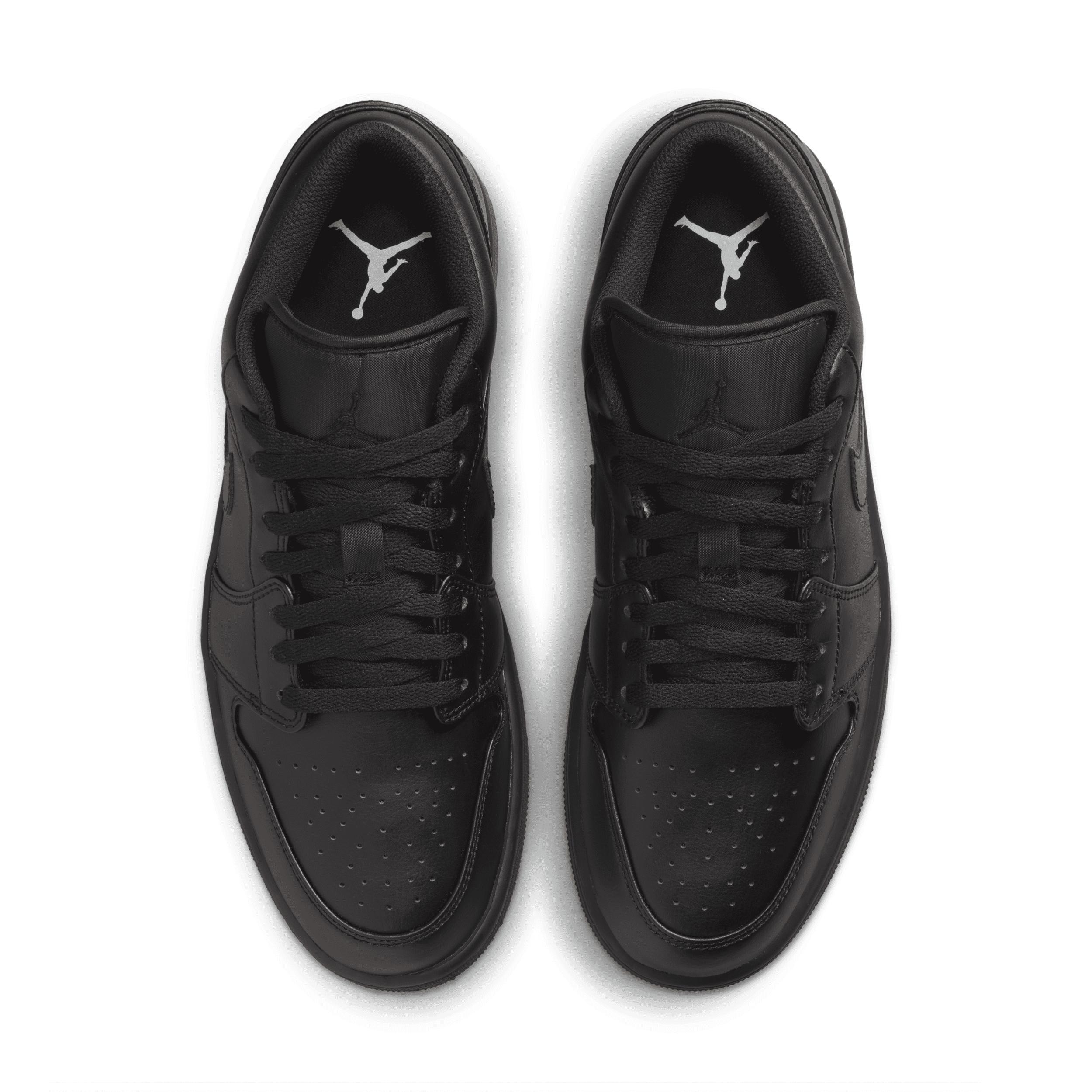 Jordan Mens Air 1 Low - Basketball Shoes Black/Black Product Image