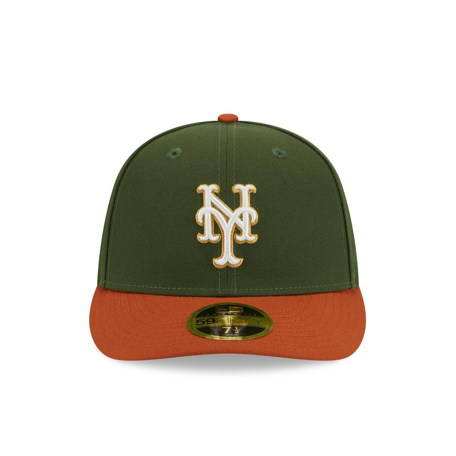 New York Mets Scarlet Low Profile 59FIFTY Fitted Hat Male Product Image