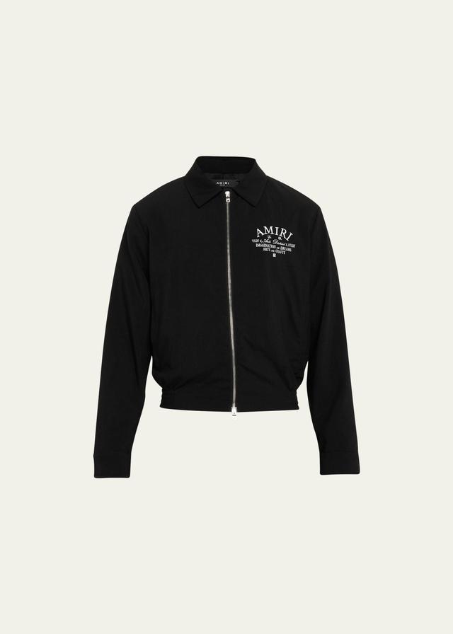 AMIRI Arts District Wool Blend Blouson Jacket Product Image