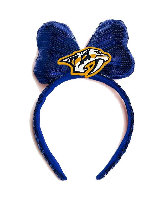 Womens Cuce Royal Nashville Predators Logo Headband Product Image