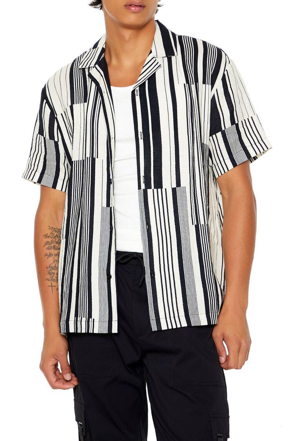 Textured Striped Shirt | Forever 21 Product Image