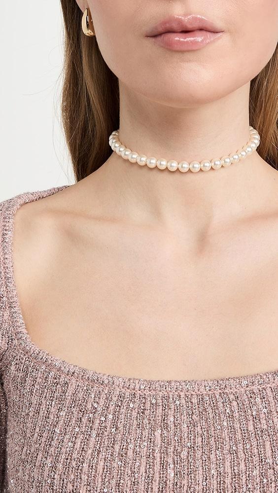 Jennifer Behr Pearl Ribbon Necklace | Shopbop Product Image